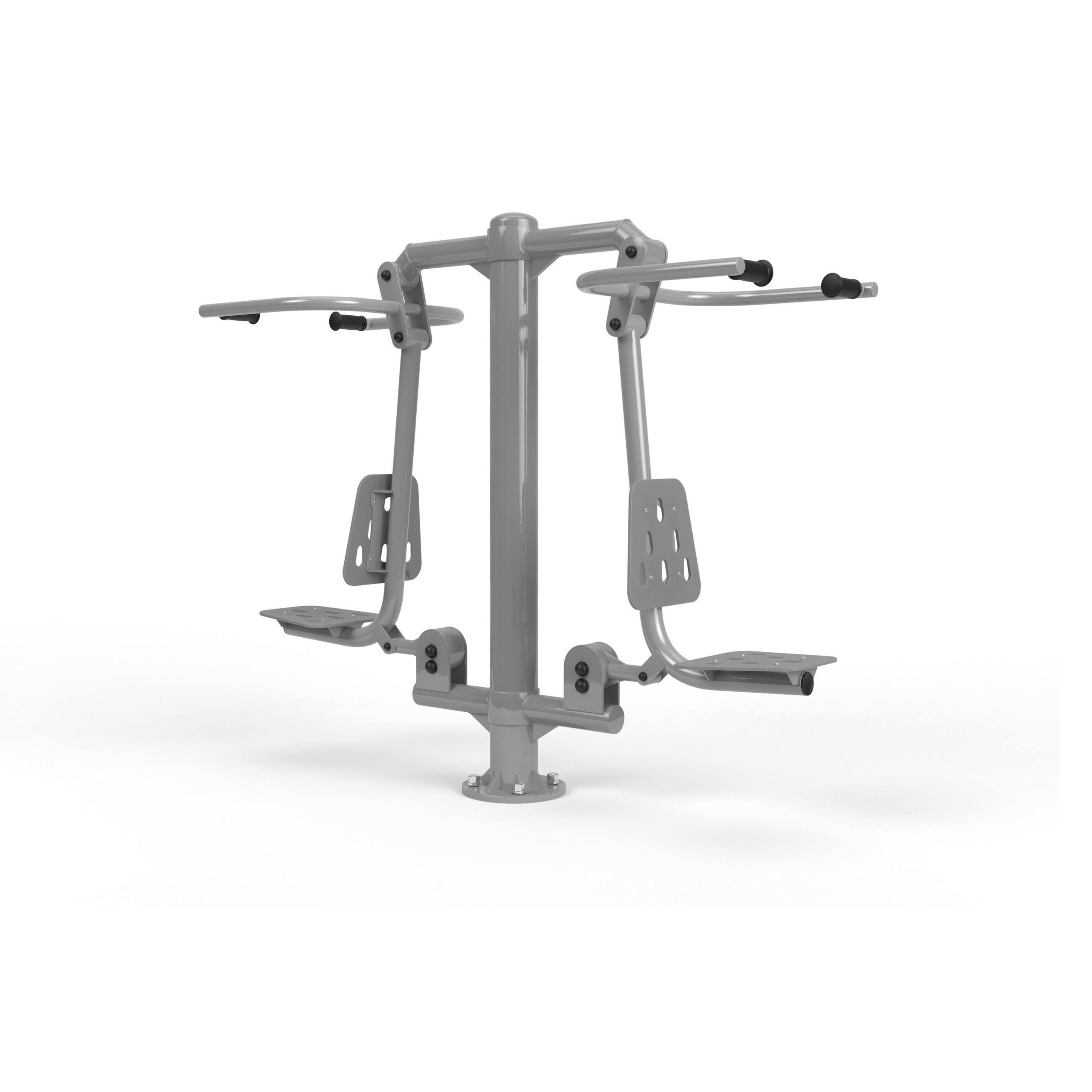 GYM FAB DOUBLE PULL CHAIRS STAINLESS STEEL