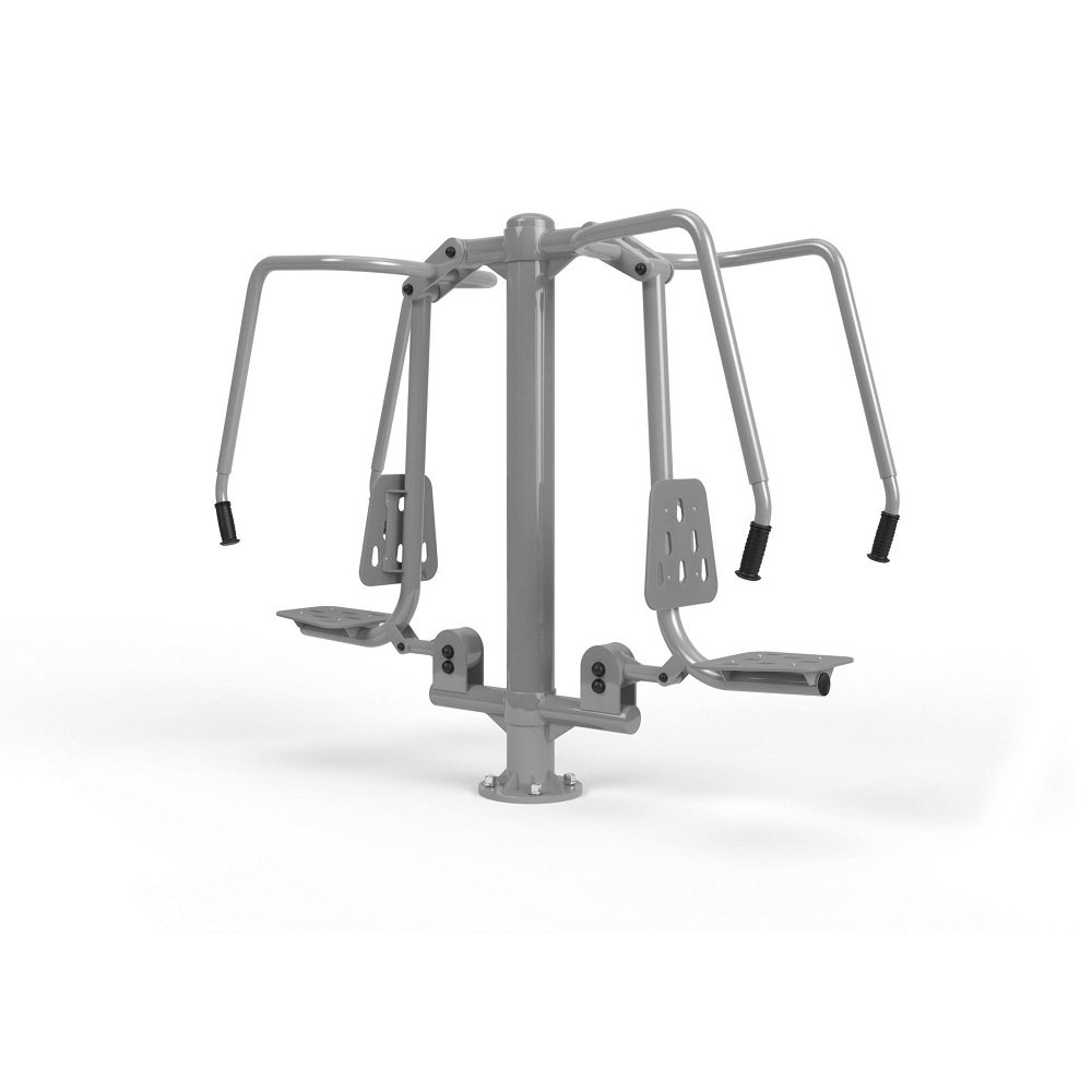 GYM FAB DOUBLE PUSH CHAIRS STAINLESS STEEL