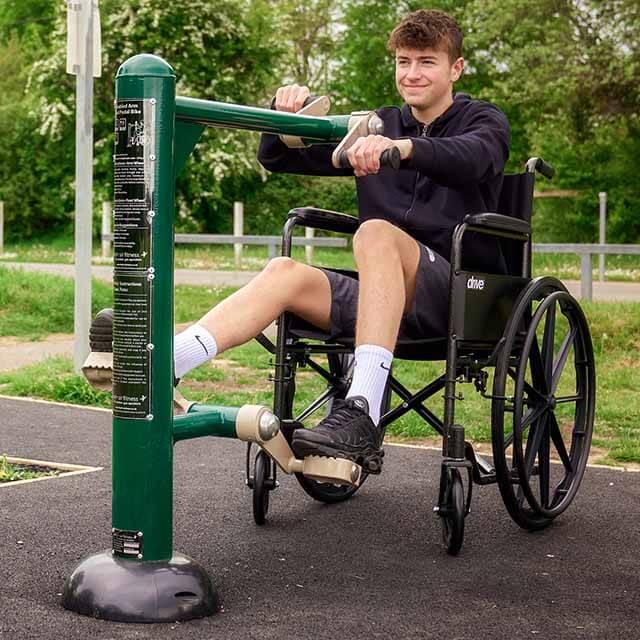 disabled Arm Pedal Bike- School Gym
