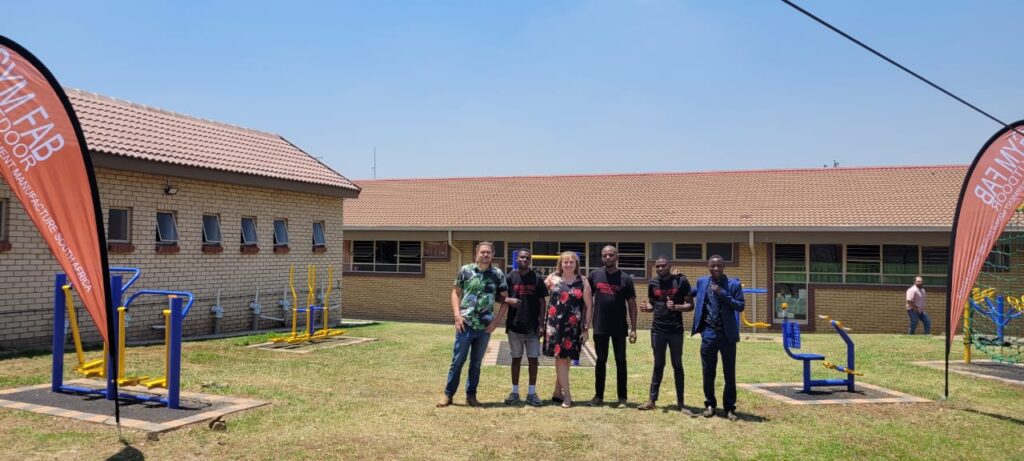 Outdoor Gym Equipment At School Of Achievement South Africa