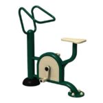 Bicycle outdoor gym equipment