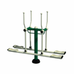 double cross country skier outdoor gym equipment