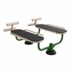 double sit up bench outdoor gym equipment