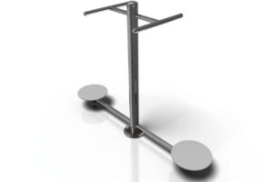 GF-ST1348 Double Stepper Stainless Steel Outdoor Gym