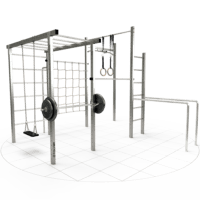 GF-ST2331 Multi Structure Stainless Steel Outdoor Gym
