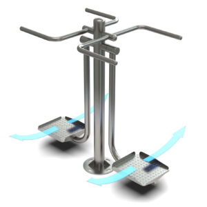 GF-ST5246 Double Pendulum Stainless Steel Outdoor Gym