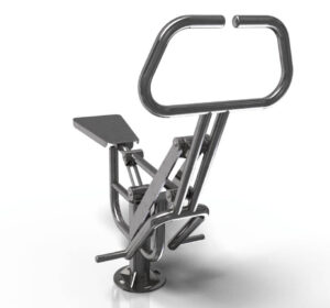 GF-ST888 Single Rower Stainless Steel Outdoor Gym