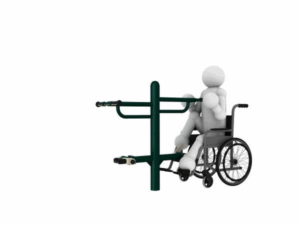 GFUB414 UPRIHGT BIKE Outdoor Gym Disabled