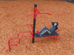 SUPER STATION BODY AND LEG STRETCH GF-SSLS GYMFAB OUTDOOR GYMFAB OUTDOOR