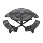 Metal Park Table GF-208 Outdoor Picnic Tables