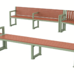 Metal Picnic Bench Set GF-704