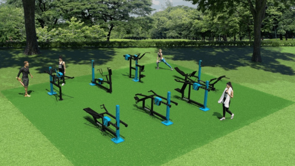 Smart Plate Loaded Outdoor Gym