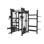 Stealth functional trainer with storage rack
