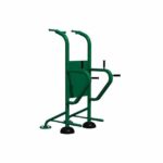 Leg lift station outdoor gym equipment