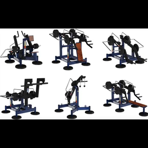 6 Plate Loaded Outdoor Gym Packages