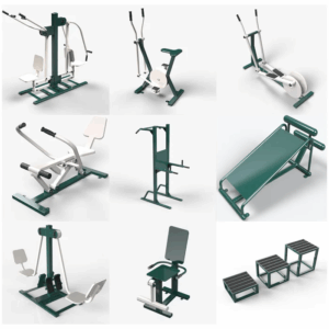 9 Machines Outdoor Gym Equipment