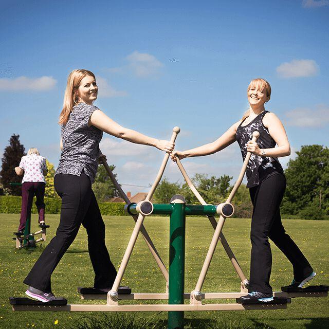 Outdoor Body Weight Equipment Double CrossTrainer